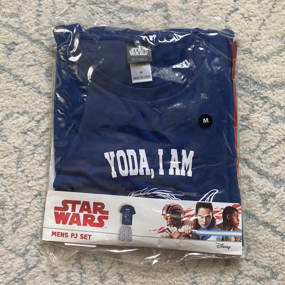 New, Never Worn Star Wars Yoda Pajamas